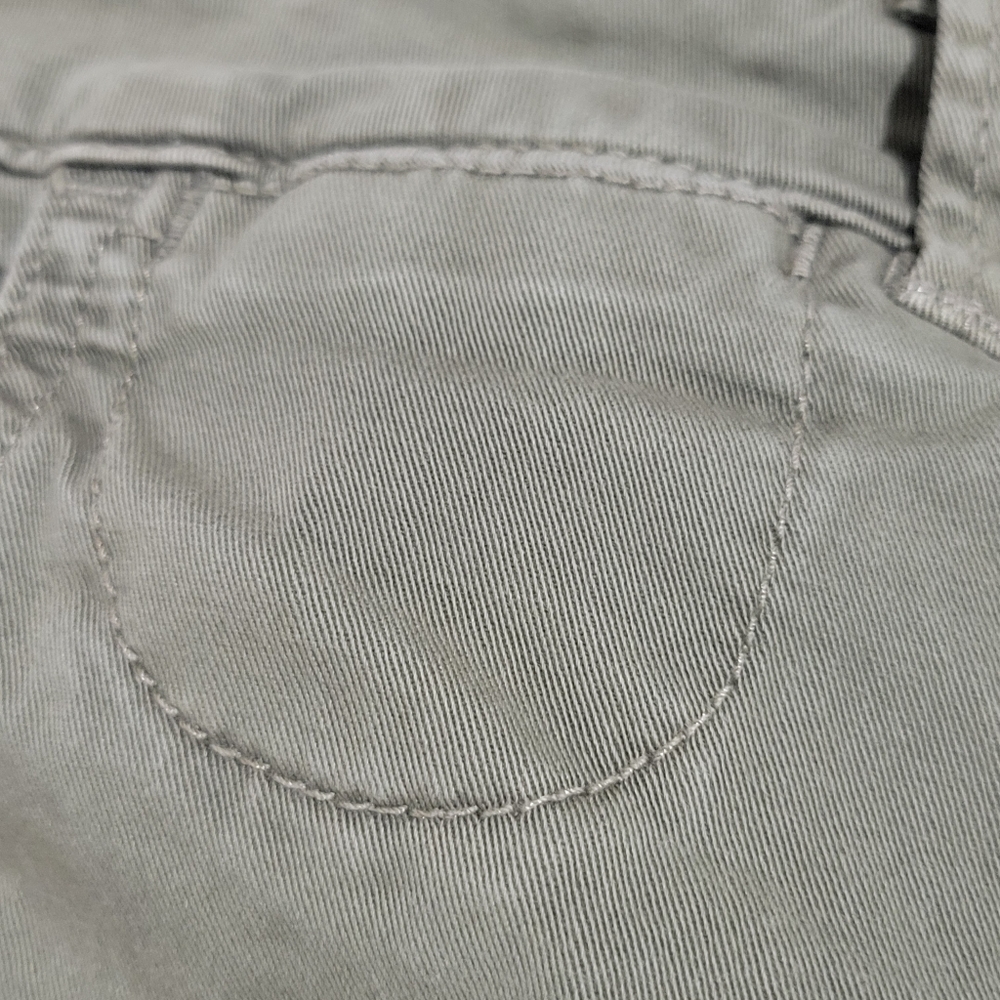 Chino By Anthropologie Women's Relaxed Chino Trouser Pant Size 28 Green Raceing - Picture 10 of 16